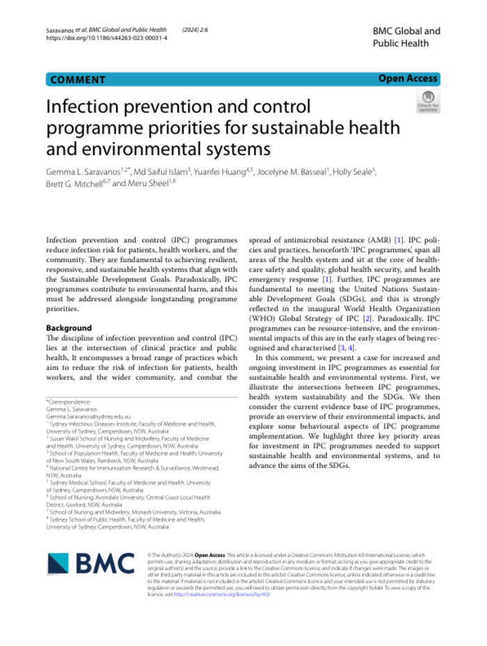 The World’s Priorities for Sustainable Health and Environmental Systems in Infection Prevention and Control Programme

The World’s focus on sustainable health and environmental systems has led to the identification of key priorities in the field of infection prevention and control programme. These priorities aim to establish effective strategies and practices to minimize the spread of infections and diseases while ensuring the long-term sustainability of our health and environmental systems.

1. Strengthening Surveillance Systems: A primary priority is to enhance the surveillance systems for infectious diseases. This involves improving the capacity to detect, monitor, and respond to outbreaks promptly. Robust surveillance systems enable early warning and timely interventions, reducing the impact of infections on public health and the environment.

2. Implementing Effective Infection Prevention Measures: Another priority is the implementation of evidence-based infection prevention measures. This involves adopting best practices in hand hygiene, sterilization, disinfection, and waste management. By enforcing these measures, the risk of infections can be significantly reduced, protecting both individuals and the environment.

3. Enhancing Healthcare Worker Safety: A crucial element of any infection prevention and control programme is the safety of healthcare workers. Prioritizing their protection through the provision of adequate personal protective equipment, training, and support is essential. By safeguarding the health and well-being of healthcare workers, the overall effectiveness of infection control efforts can be maximized.

4. Promoting Antimicrobial Stewardship: The rise of antimicrobial resistance is a global concern. Therefore, it is imperative to prioritize the promotion of antimicrobial stewardship. This involves optimizing the use of antimicrobial agents, minimizing unnecessary prescriptions, and educating healthcare professionals and the public about the appropriate use of antibiotics. By doing so, we can preserve the effectiveness of antimicrobials for future generations.

5. Ensuring Sustainable Waste Management: Proper waste management is critical to prevent the spread of infections and protect the environment. Prioritizing the establishment of sustainable waste management systems, including segregation, safe disposal, and recycling, is essential. This prevents the transmission of infections through contaminated waste and reduces the environmental impact of healthcare activities.

6. Fostering Research and Innovation: Prioritizing research and innovation in infection prevention and control is crucial for sustainable health and environmental systems. Investing in research can lead to the development of new technologies, strategies, and interventions to combat infections more effectively. By fostering innovation, we can continually improve our ability to prevent and control infectious diseases.

In conclusion, the World’s priorities for sustainable health and environmental systems in infection prevention and control programme encompass strengthening surveillance systems, implementing effective infection prevention measures, enhancing healthcare worker safety, promoting antimicrobial stewardship, ensuring sustainable waste management, and fostering research and innovation. These priorities form the foundation for sustainable and resilient health systems that can effectively combat infections while safeguarding the environment.