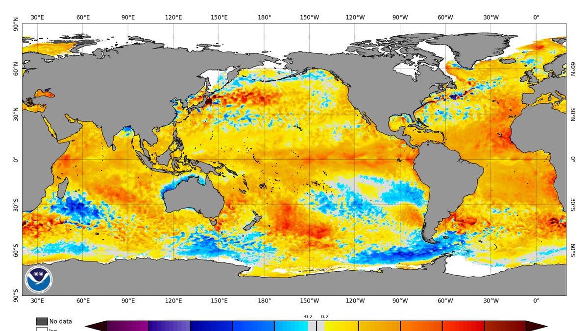 Are atmospheric rivers and hot oceans in California indicative of climate change?