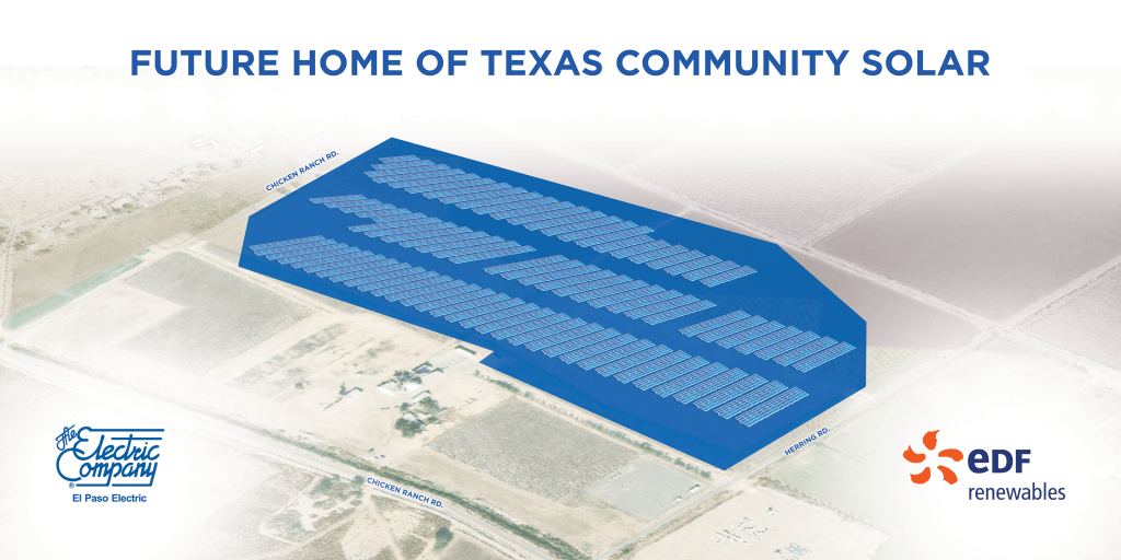 El Paso Electric initiates construction on a 10 MW solar facility and announces plans to expand the Texas Community Solar Program through a partnership with EDF Renewables.