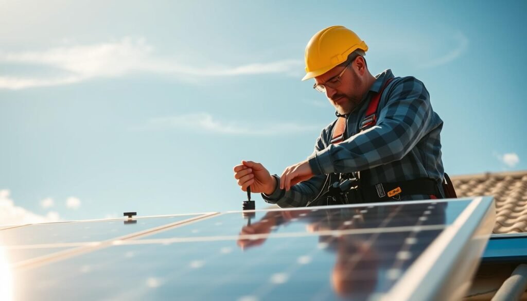 solar panel maintenance